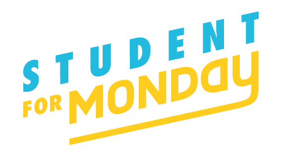 Logo Student for Monday en couleur avec fond transparent